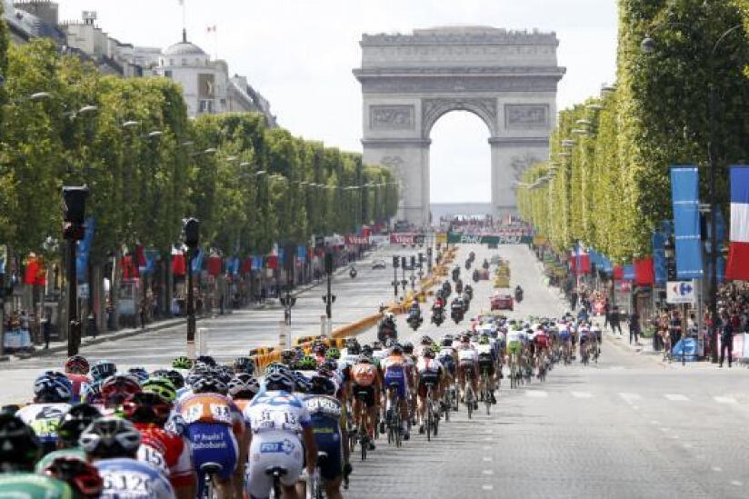 The final stage of the Tour De France, traditionally held on Paris's 2022