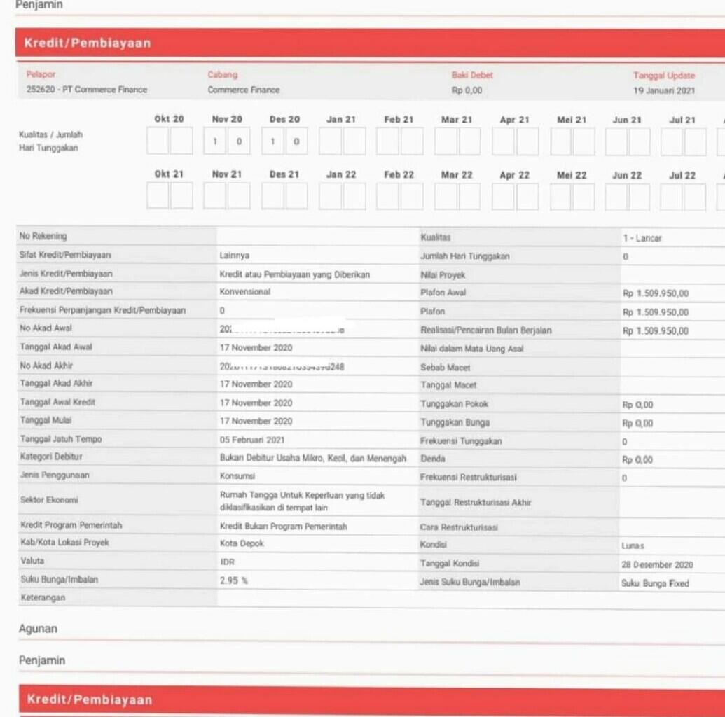 JASA CEK BI CHEKING, BAYAR SETELAH DATA KELUAR