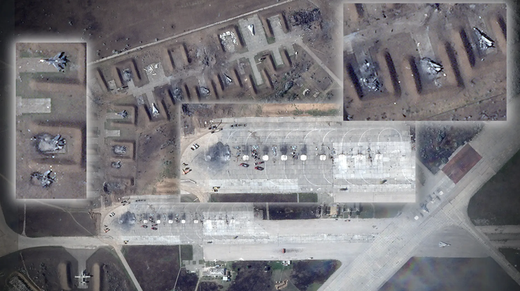 Terjadi Lagi, Pangkalan Udara Khalino Milik Rusia Terbakar Akibat Serangan Drone