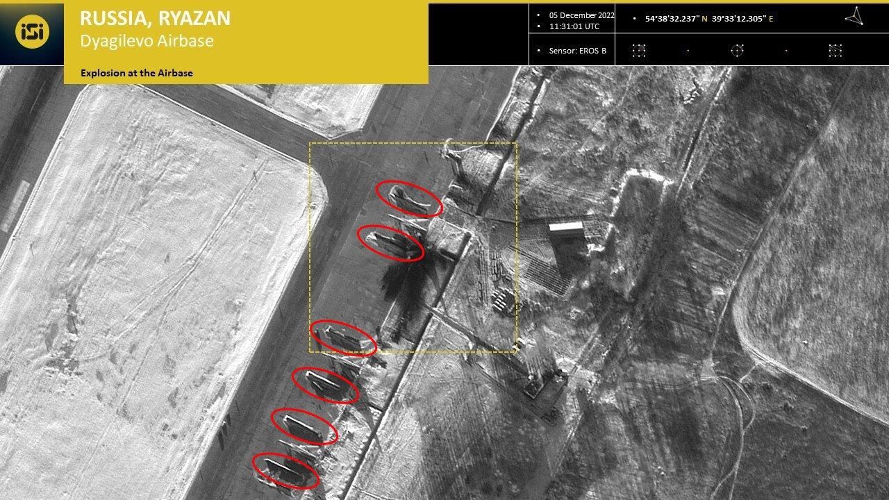 Terjadi Lagi, Pangkalan Udara Khalino Milik Rusia Terbakar Akibat Serangan Drone