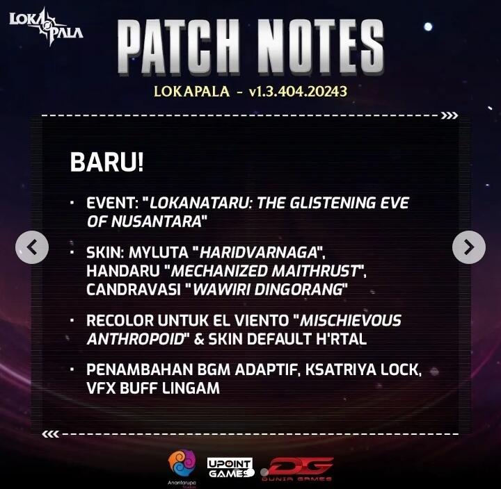 Lokapala New Season 7 dan Event Lokanataru Jelang Pergantian Tahun