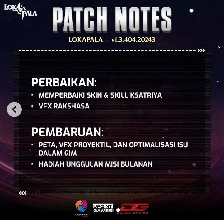 Lokapala New Season 7 dan Event Lokanataru Jelang Pergantian Tahun