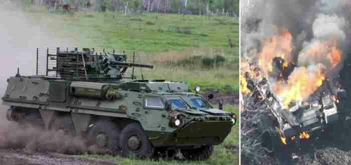 Bikin Heboh, Ranpur BTR-4 8×8 Ukraina Hancurkan MBT T-80 Rusia