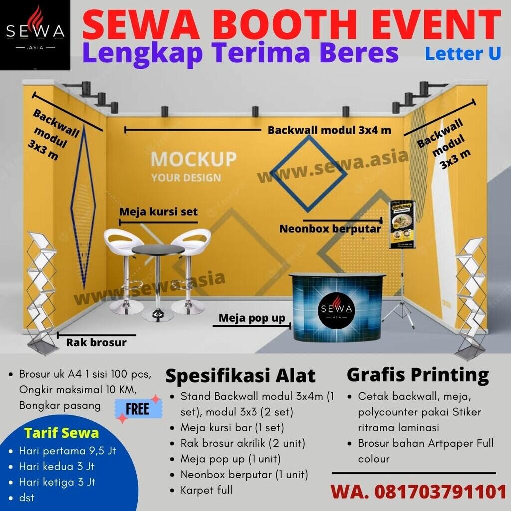 KONTRAKTOR VENDOR SEWA BOOTH EVENT PAMERAN JAKARTA BACKDROP TERBAIK