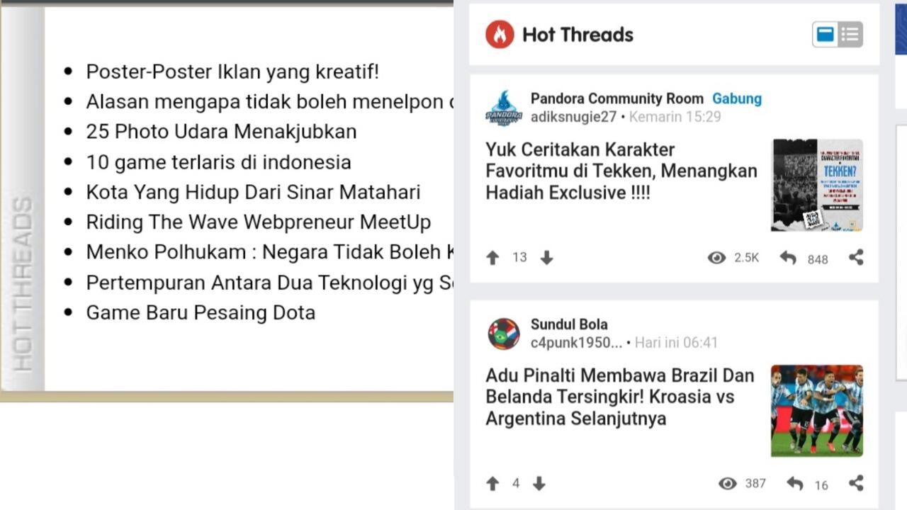 Inilah Perbedaan Hot Threads Kaskus Zaman Dulu dan Sekarang, Zaman Sudah Berubah