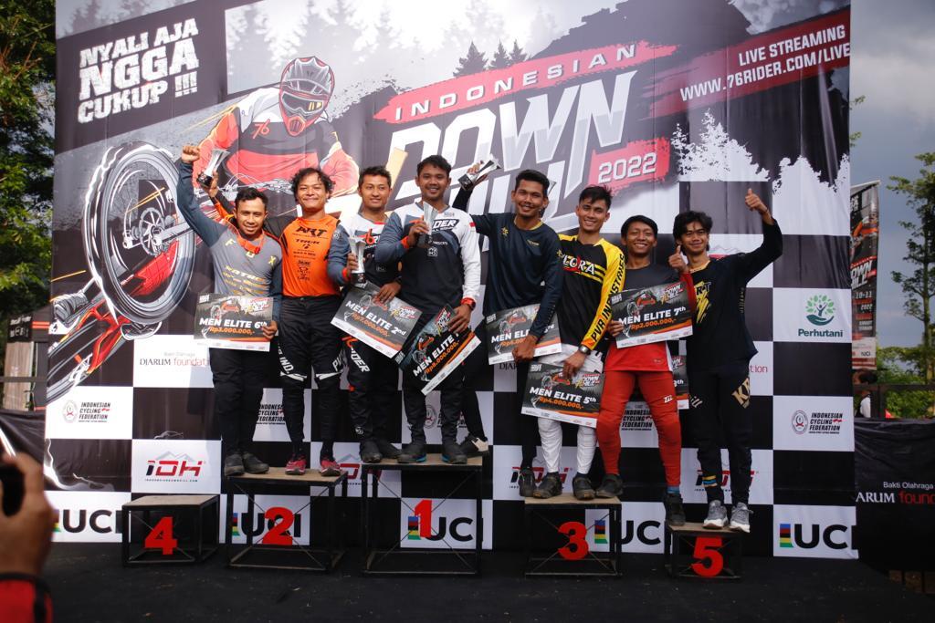 Berlangsung Sengit, Abdul Hakim Keluar Sebagai Kampiun 76 Indonesian Downhill 2022