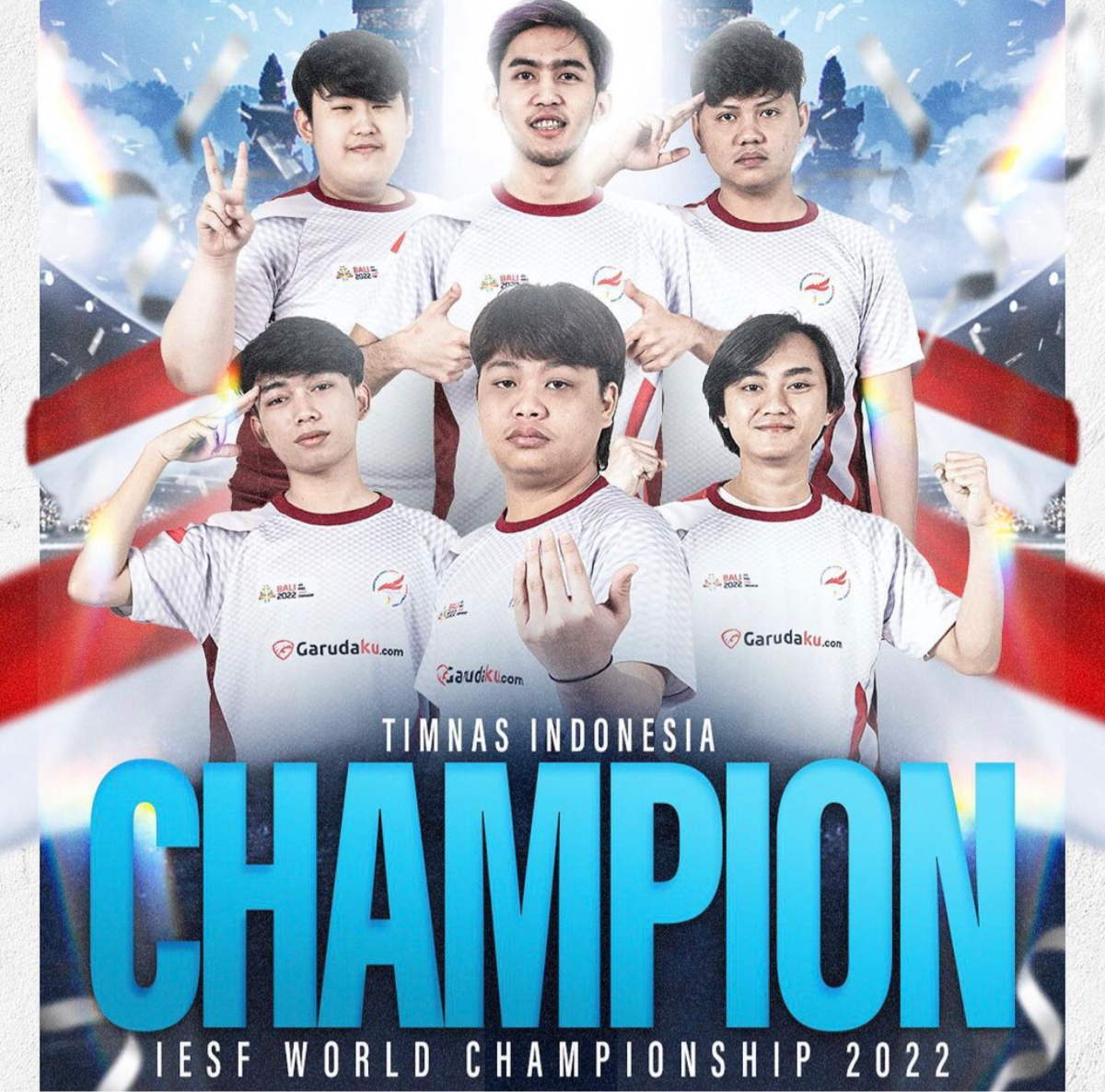 Timnas Mobile Legend Indonesia Menjadi Juara Dunia di IESF Worl Esport Championship