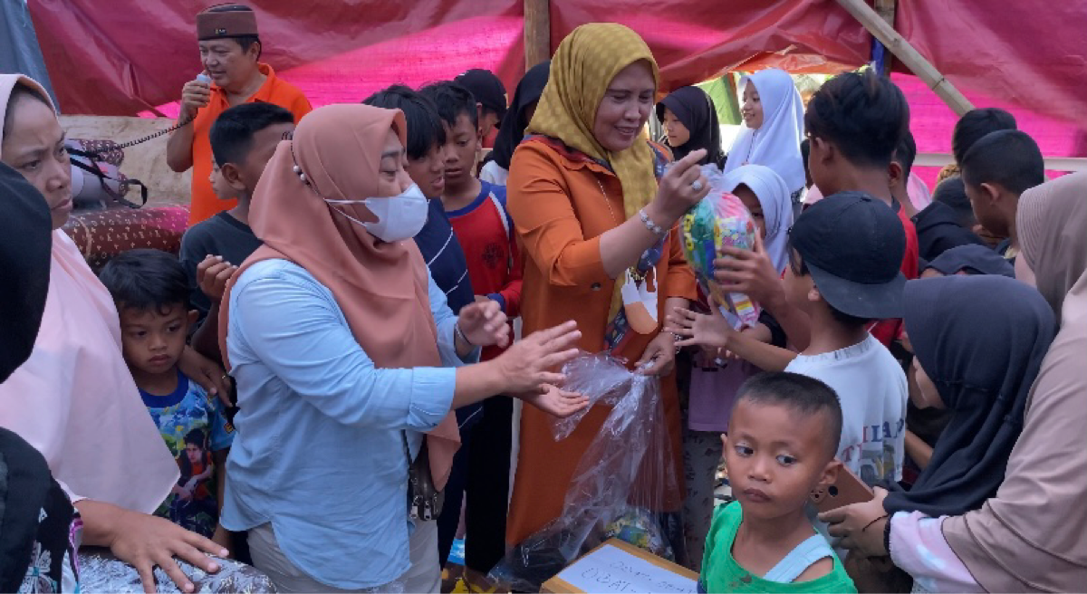 Sigma RW.20 Jatimakmur Buat Tenda Pengungsi Dan Kirim Bantuan Ke Lokasi Gempa Cianjur