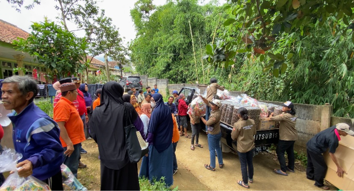 Sigma RW.20 Jatimakmur Buat Tenda Pengungsi Dan Kirim Bantuan Ke Lokasi Gempa Cianjur