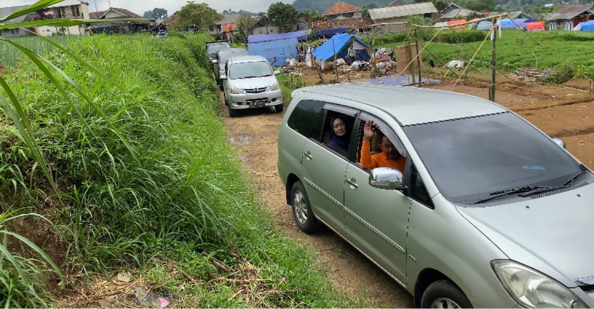 Sigma RW.20 Jatimakmur Buat Tenda Pengungsi Dan Kirim Bantuan Ke Lokasi Gempa Cianjur