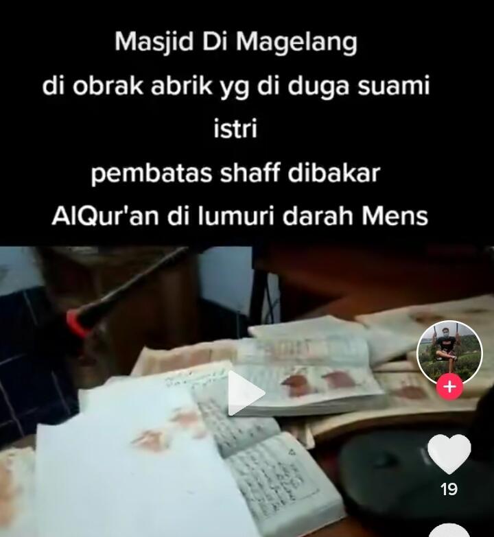 Polisi Tangkap Pelaku Perusakan Masjid di Magelang
