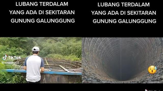 Ada Lubang Raksasa di Gunung Galunggung, Bekas Apa Sih?