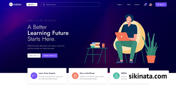 Free Download LMSZAI - LMS | Learning Management System (Laravel)