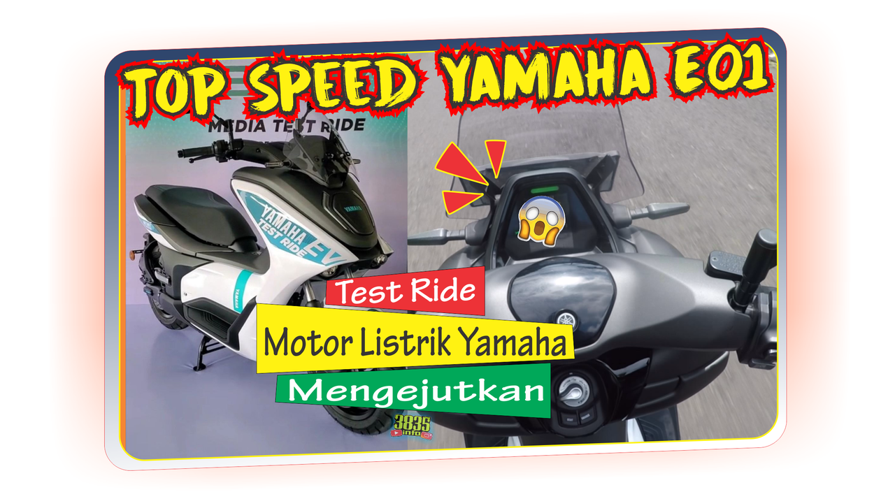 Mencoba Motor Listrik Yamaha E01, Mengejutkan