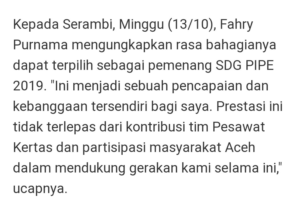 Fahry Purnama Bersama Pesawat Kertas Terbang Menuju Spanyol