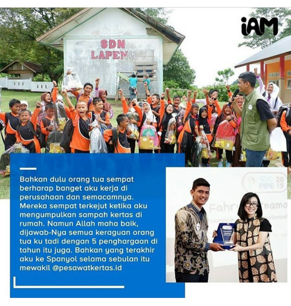 Fahry Purnama Bersama Pesawat Kertas Terbang Menuju Spanyol