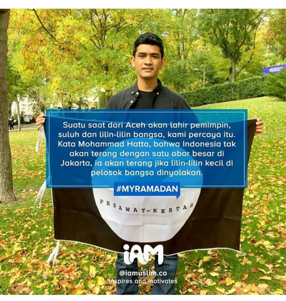 Fahry Purnama Bersama Pesawat Kertas Terbang Menuju Spanyol