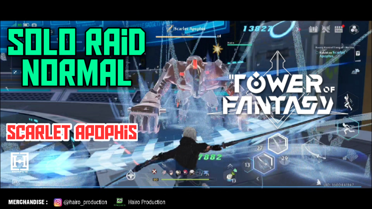 (Video) Solo Raid Ruang Kontrol Tengah (Normal) - TOWER OF FANTASY