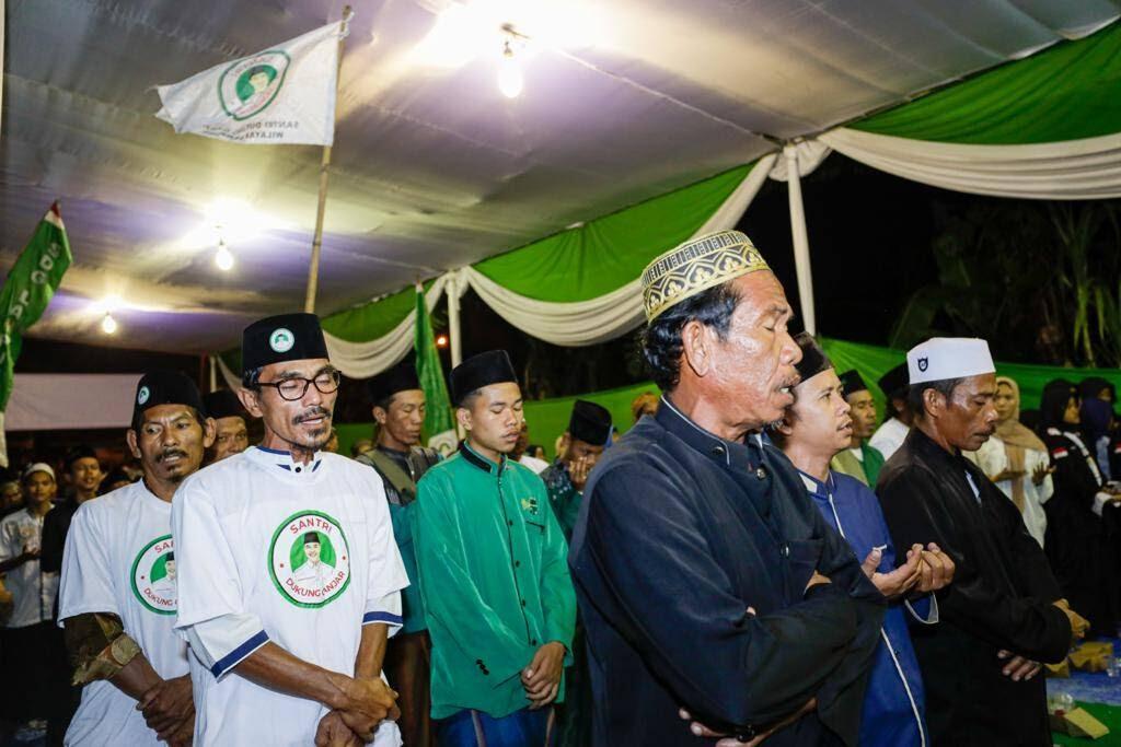 Santri di Lampung Dukung Ganjar Jadi Presiden: Programnya Selalu Tepat Sasaran