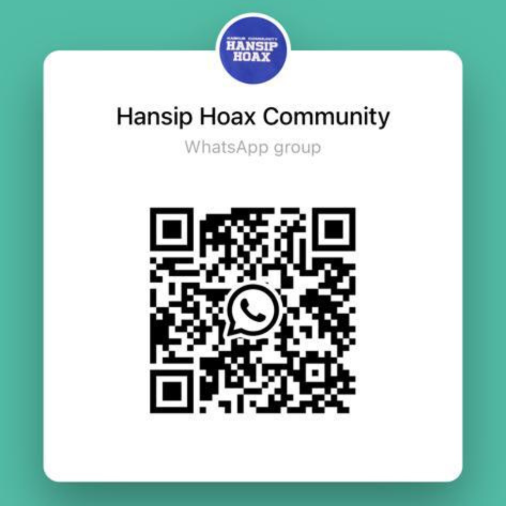 Gabung Grup WA, Telegram, dan Instagram Hansip Hoax!