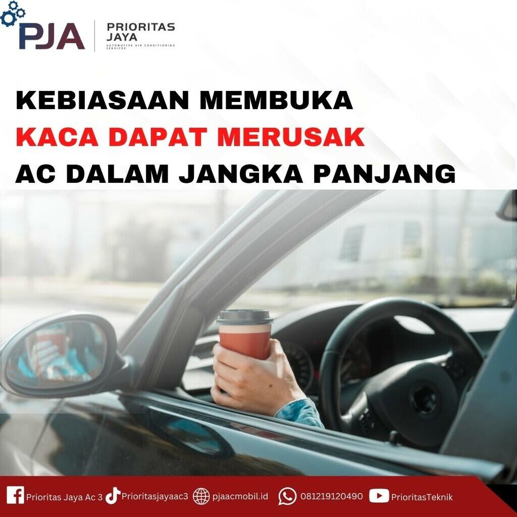 Kebiasaan membuka kaca mobil dapat merusak ac mobil dalam jangka waktu yang panjang