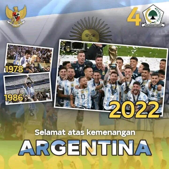 Politikus Indonesia Numpang Mejeng di Kemenangan Argentina