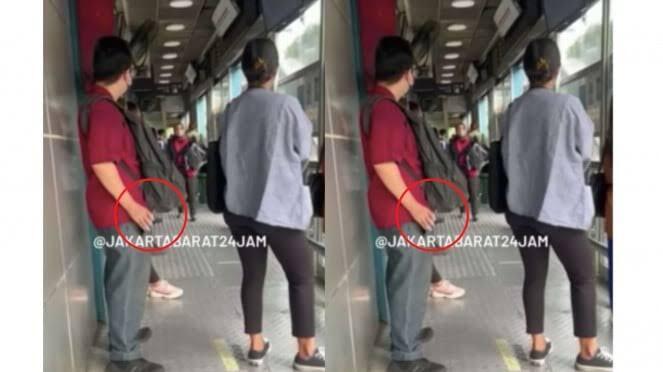 Waspada! Beredar Video Penumpang Transjakarta Diduga Rekam Bokong Wanita Diam-diam