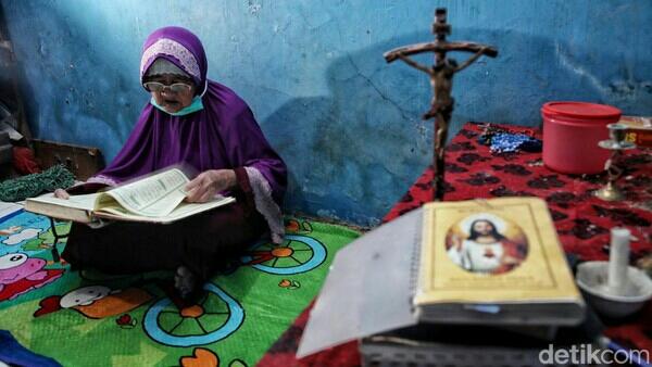 Toleransi di Kampung Sawah Bekasi, Satu Keluarga Beda Agama, Jadi Contoh Nih Gan! 