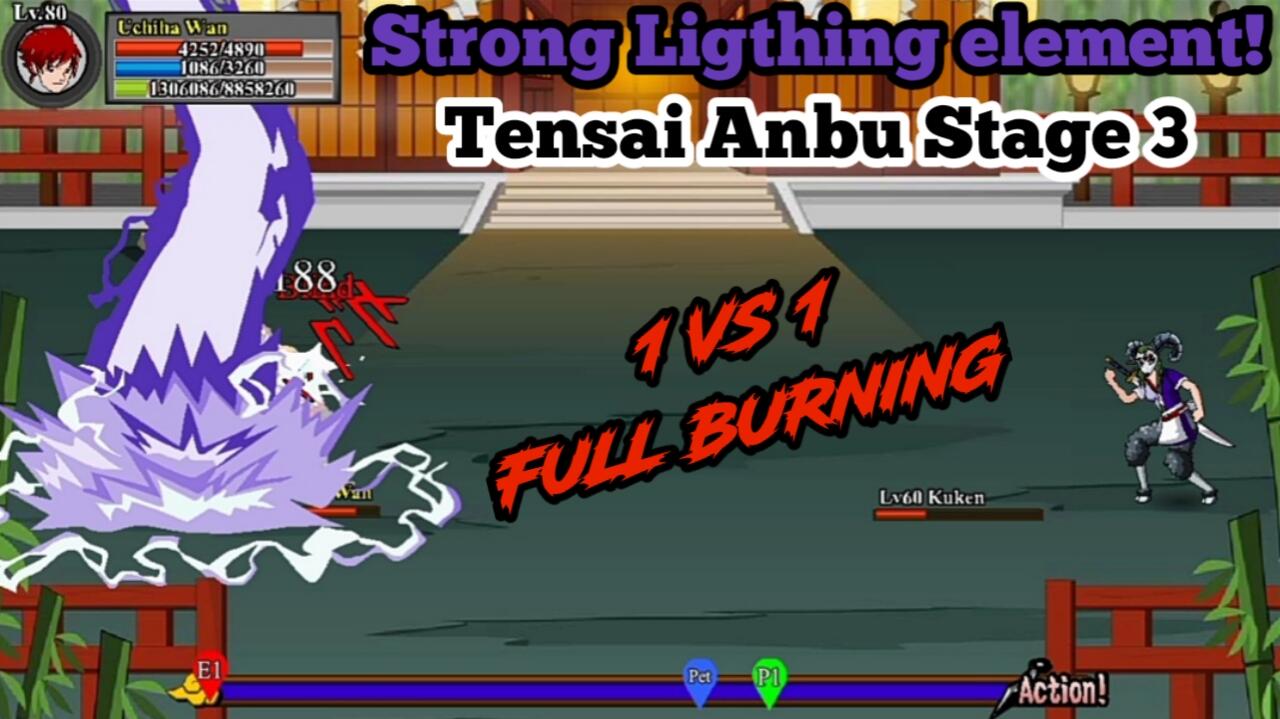 Shinobi Warfare Tensai Anbu stage 3🔥