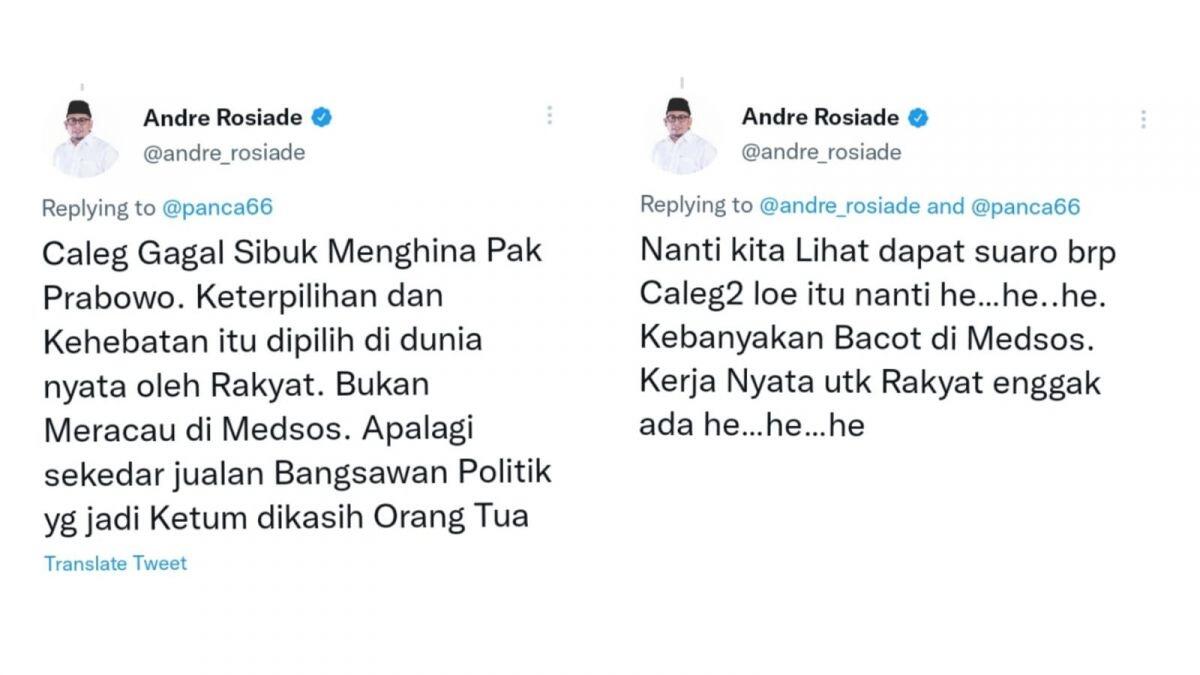 Prabowo Disebut Pak Timbul, Andre Rosiade Balas Serang Kader Demokrat