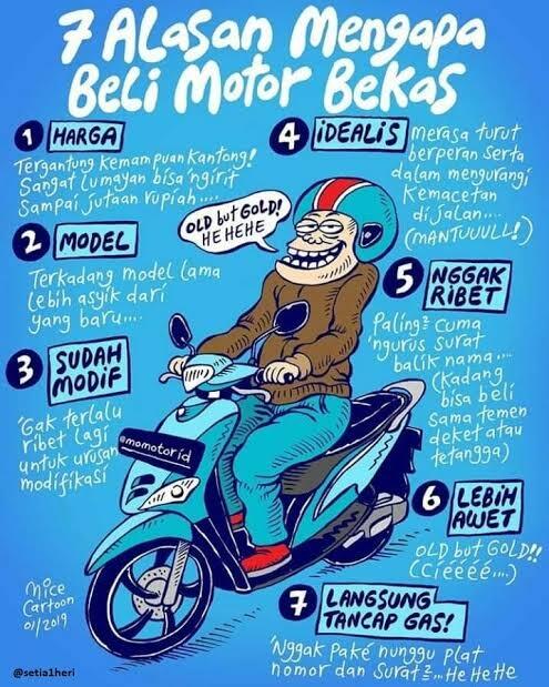 Beli Motor Baru Bahan Bakar Bensin? Apa Gak Sebaiknya Beli Bekas Aja Ya! 