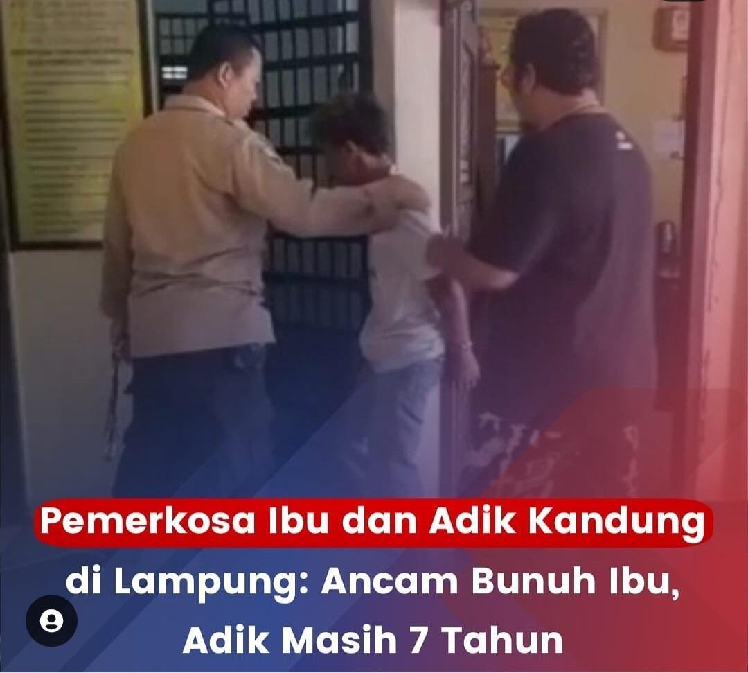 Pemuda Tega Perkosa Ibu dan Adik Kandung, Ini Tampangnya.