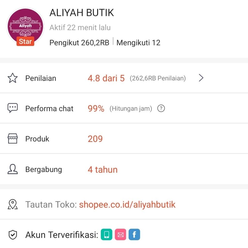 12 Rekomendasi Toko Gamis di Shopee Murah dan Terpercaya 2023