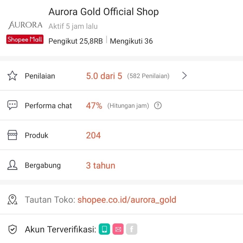 11 Rekomendasi Toko Emas Asli di Shopee Terpercaya 2023