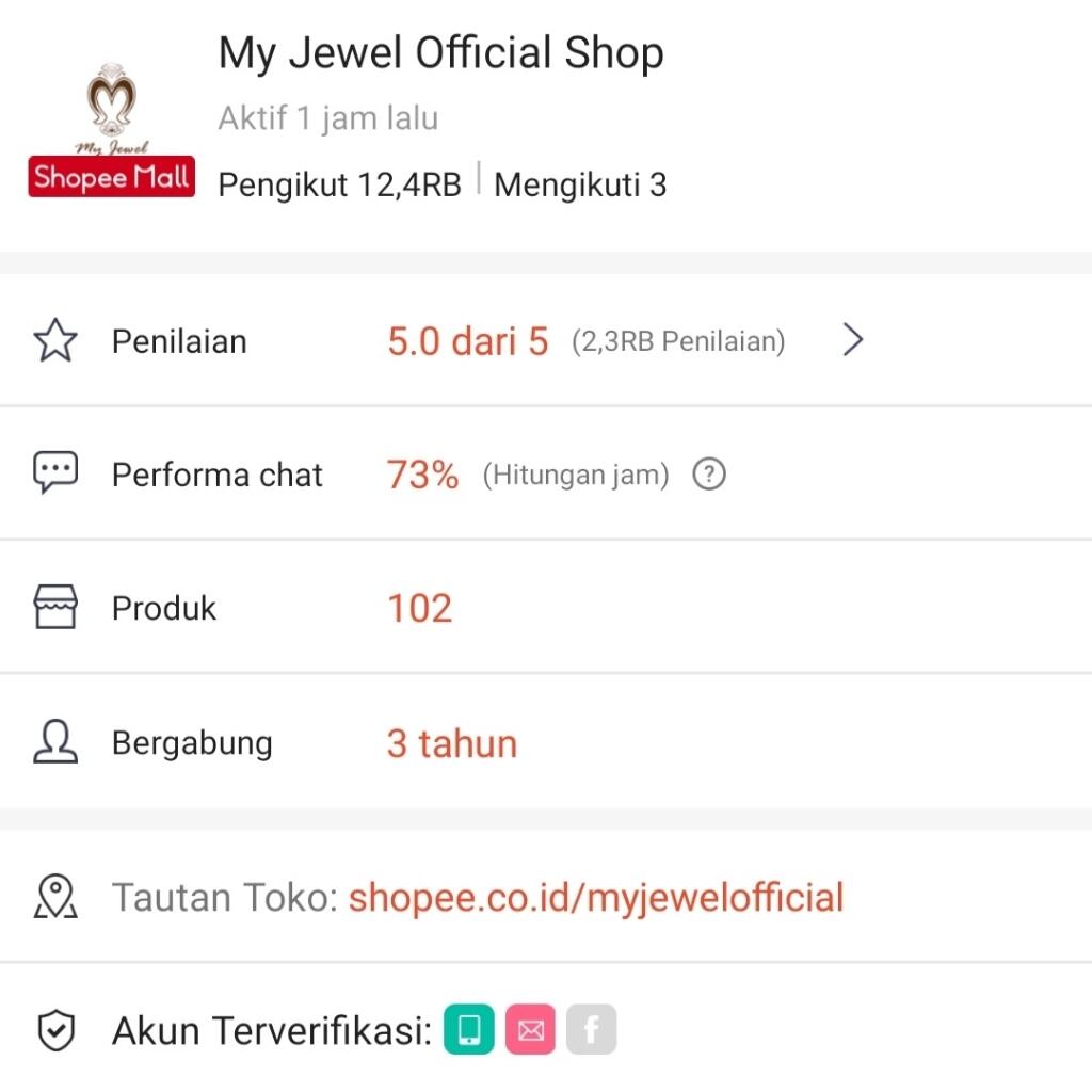 11 Rekomendasi Toko Emas Asli di Shopee Terpercaya 2023