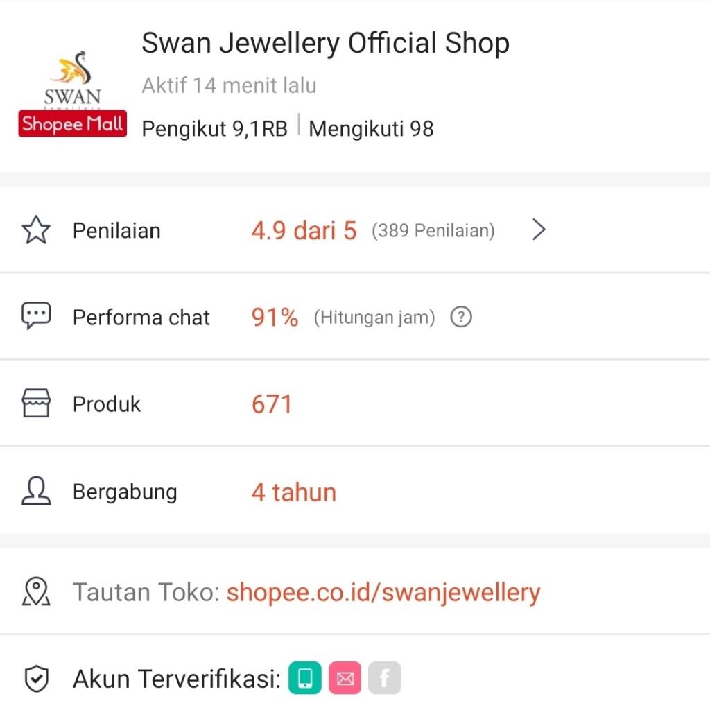 11 Rekomendasi Toko Emas Asli di Shopee Terpercaya 2023