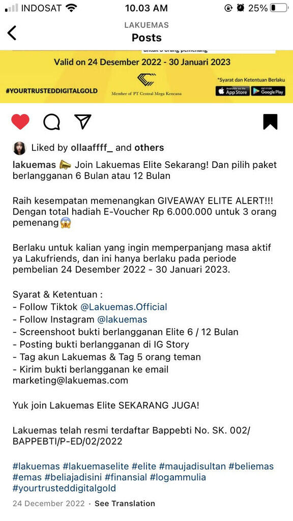 Awal Tahun Menjemput Cuan Ikutan Giveaway Lakuemas Berhadiah Rp6.000.000!
