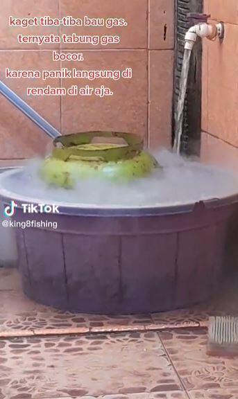 Rendam Gas di Air Jadi Cara Buat Atasin Gas Bocor, Emang Beneran Ampuh?