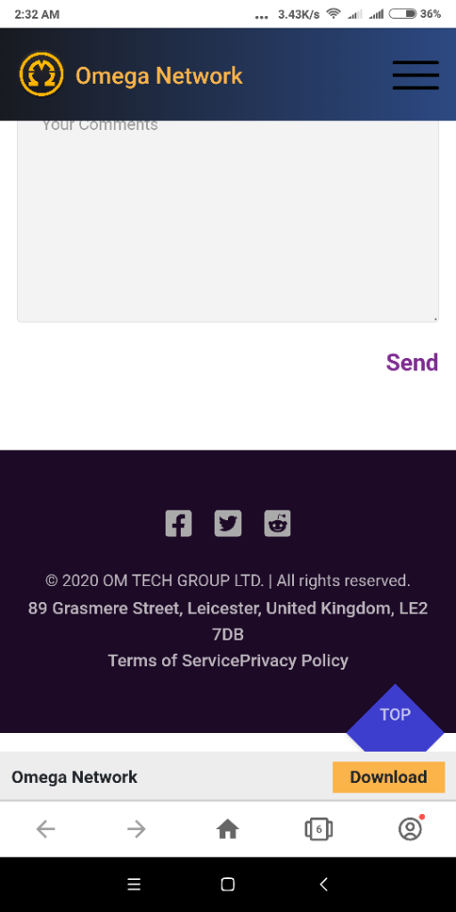 OMEGA MINING Free Cryptocurrency