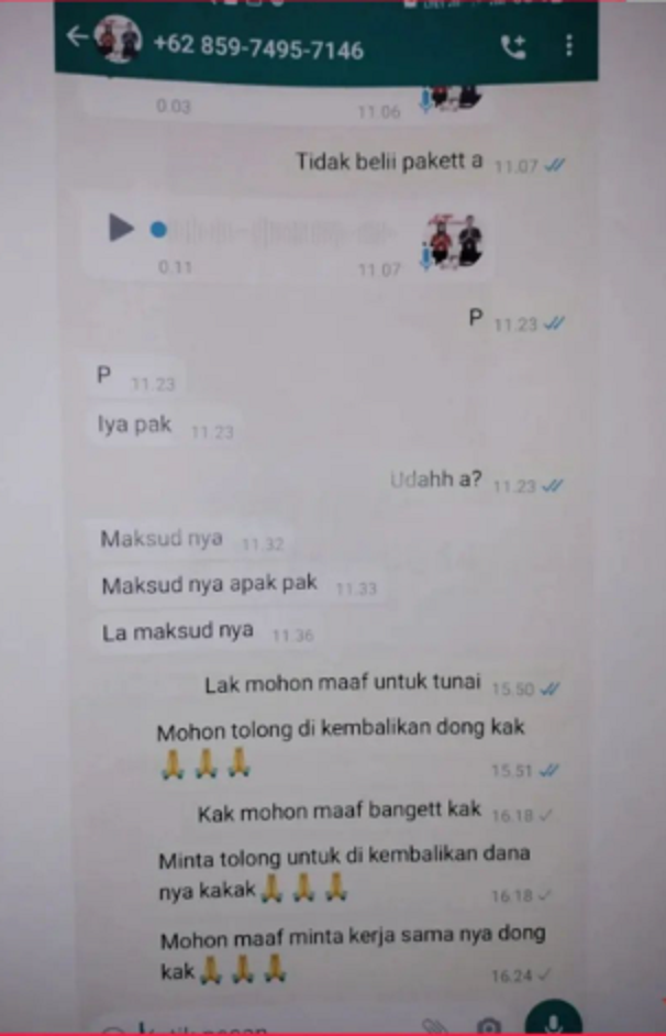 Buktikan APK Penipu Modus Kirim Paket, Mbangking Bergerak Sendiri