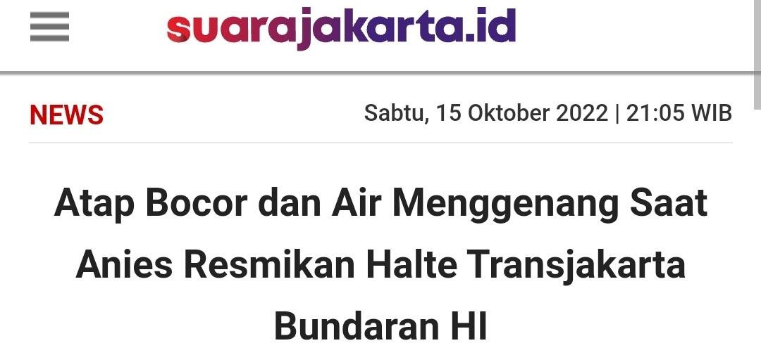 Dorong Milenial Lihat Rekam Jejak Anies Baswedan, Selama Pimpin Jakarta Ia Berhasil..