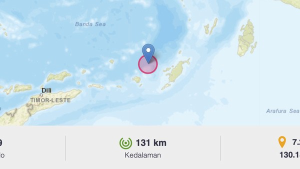 Peringatan Dini Tsunami Imbas Gempa M 7,9 di Maluku Berlaku 1 Jam