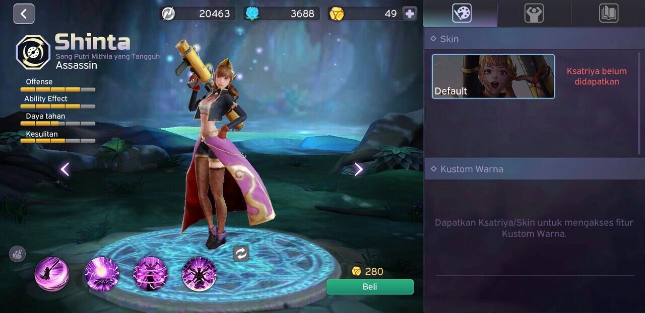 Lokapala update Ksatriya baru &quot;Shinta&quot;, Skin kolaborasi dan Event ingame