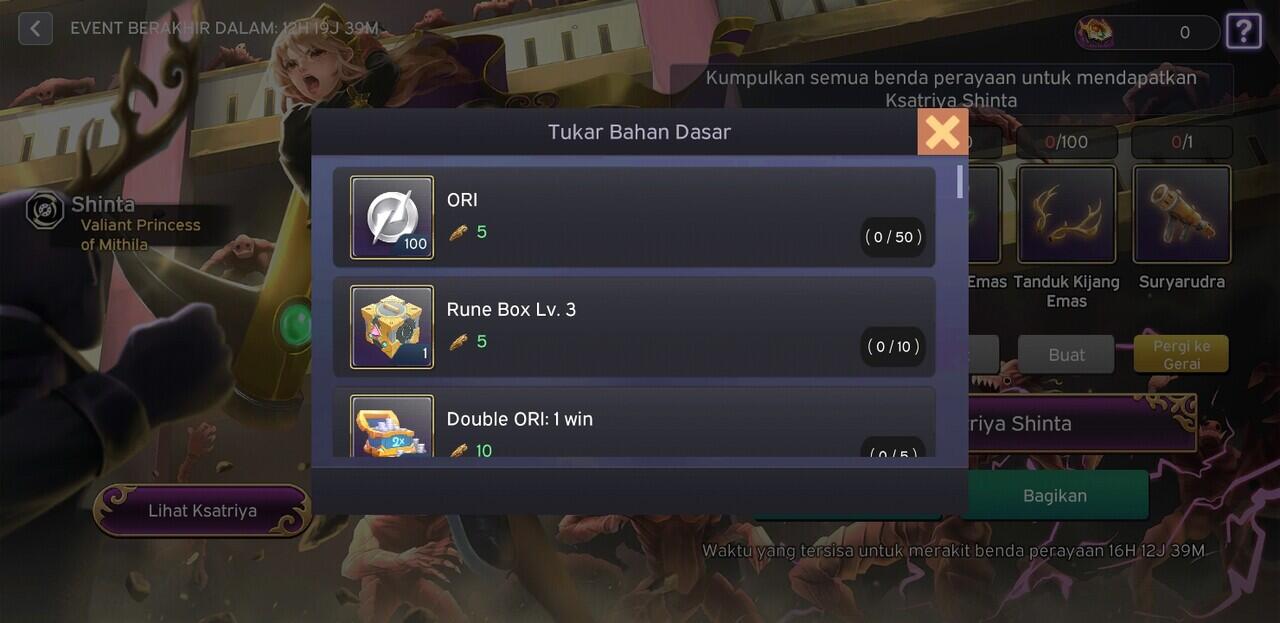 Lokapala update Ksatriya baru &quot;Shinta&quot;, Skin kolaborasi dan Event ingame