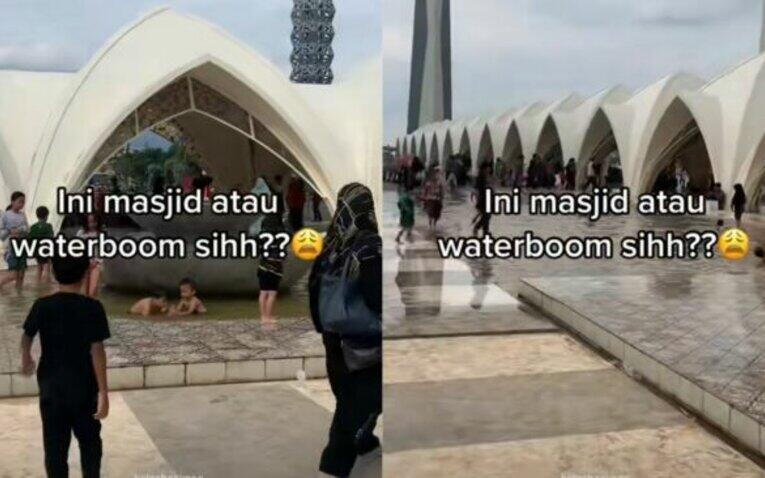 Miris, Beredar Video Sekumpulan Emak-emak Joget di Masjid Raya Al Jabbar Bandung