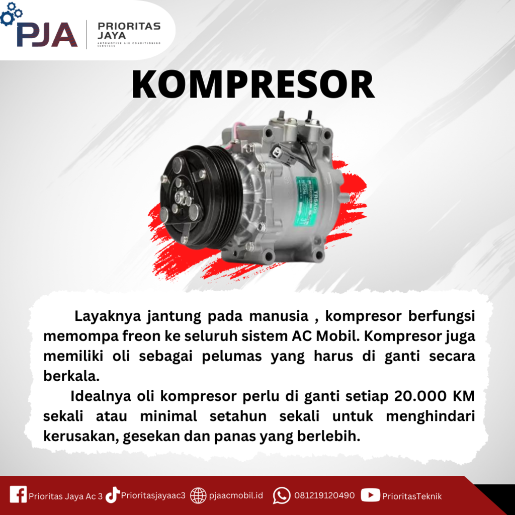 Komponen AC Mobil Paling Mahal Jatuh Kepada....???