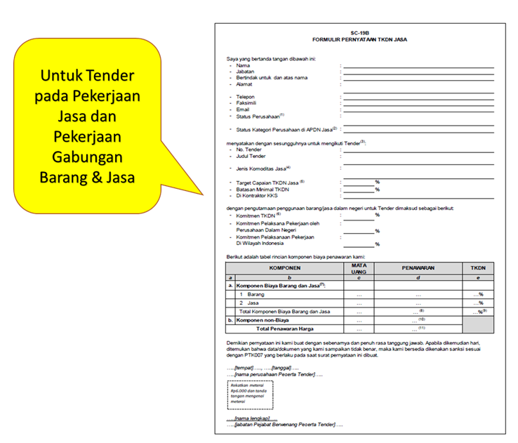 Lanjutan - TKDN Migas dalam Proses Lelang/Tender penggunaan Form SC-19 dan SC-23