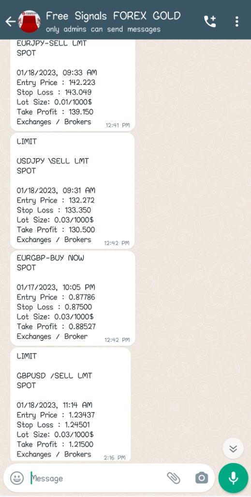 Link Group Signal Forex