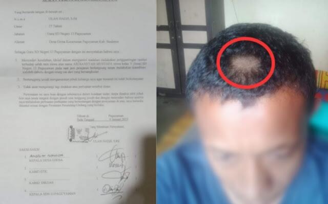 Miris, Seorang Guru Dicukur Paksa Wali Murid karena Emosi Rambut Anaknya Digunting