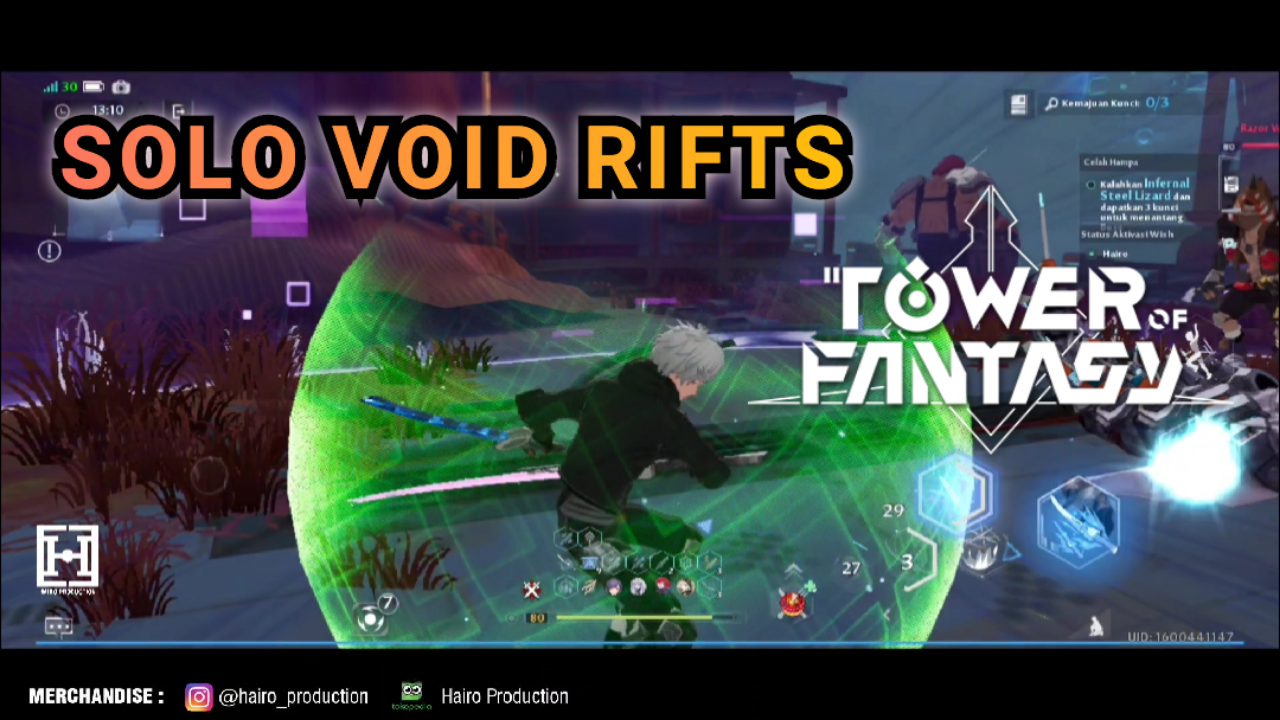 &#91;Video&#93; SOLO VOID RIFTS - TOWER OF FANTASY